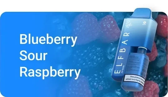 efbar AF5000 Blueberry Sour Raspberry