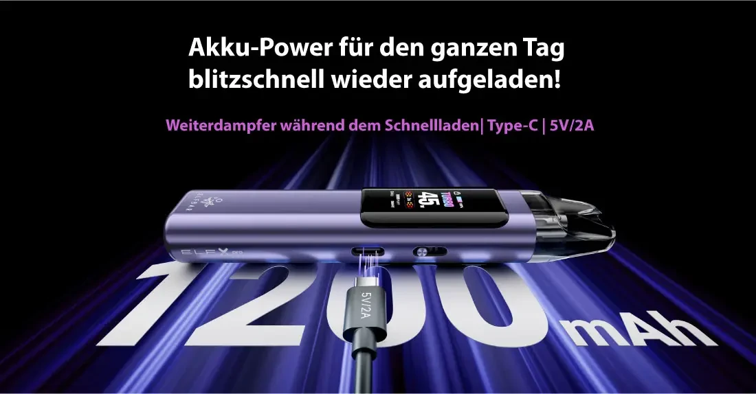 Elfbar ElfX Pro Set Akkupower