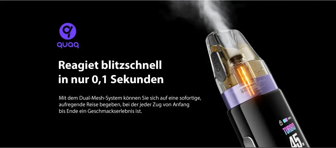 Elfbar ElfX Pro reagiert Blitzschnell