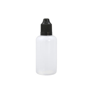Liquidflasche PE 50ml mit Tropfspitze