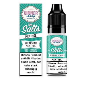 Dinner Lady Salt Nic - Spearmint Menthol