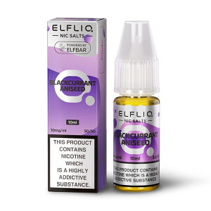 Elfbar - Elfliq Nic Salt - Blackcurrant Aniseed - 10ml