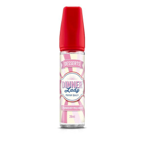 Dinner Lady Strawberry Macaroon - 20ml longfill Aroma