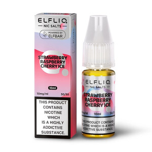 Elfbar - Elfliq Nic Salt - Strawberry Raspberry Cherry...