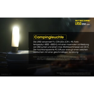 NiteCore LR50 Campbank - Campinglampe
