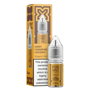 Pod Salt - Sweet Tangerine Coconut - 10ml NicSalt