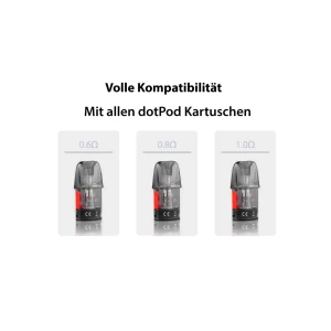 Dotmod dotPod lite - die kompatiblen Pods