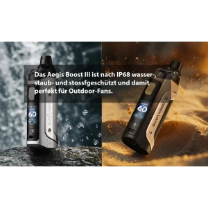 Geekvape Aegis Boost 3  Pod Set mit ip68 Schutzklassse