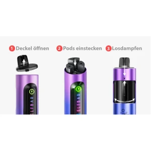 Elfbar 4In1 Hybrid Vape - Kurzanleitung