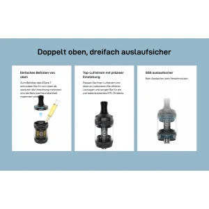 Vaporesso X Tank T Farbübersicht