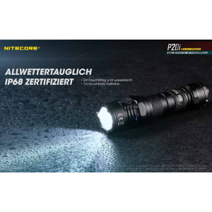 NiteCore P20i inkl. Akku - 1800 Lumen
