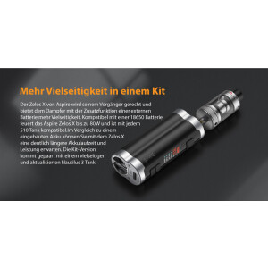 Aspire Zelos X Kit