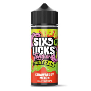 Six Licks - Tongue Twisters Strawberry Melon - 100ml...