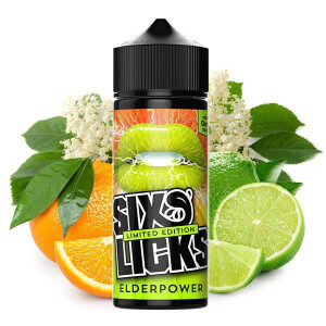 Six Licks - Elderpower Limited Edition - 100ml Shortfill