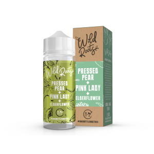 Wild Roots E-Liquid - Pressed Pear - 100ml Shortfl