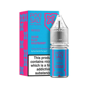 Pod Salt - Sour Blue Raspberry - 10ml - NicSalt