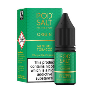 Pod Salt - Menthol Tobacco - 10ml - NicSalt