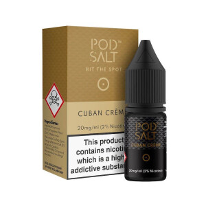 Pod Salt - Cuban Creme - 10ml - NicSalt