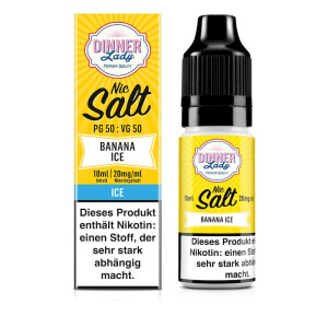Dinner Lady Salt Nic - Banana Ice