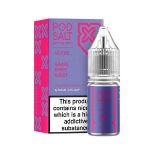 Pod Salt - Grape Berry Burst - 10ml NicSalt