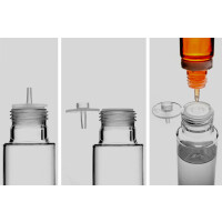 Sone e-Flip & Click® PET Flaschen für E-Liquid