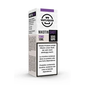 Vapliquid Nikotin Shot - 50/50 20mg