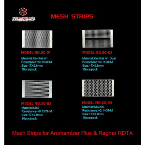 Steam Crave - Mesh Strips