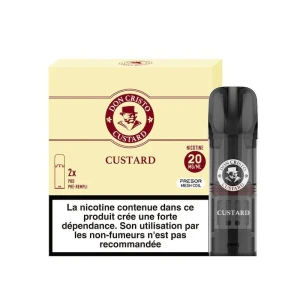 Don Cristo gefüllte Pods - 20mg Custard