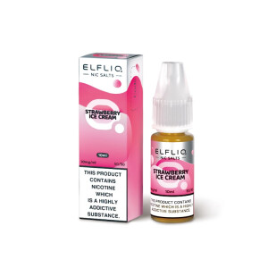 Elfbar - Elfliq Nic Salt - Strawberry Ice Cream -10ml