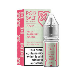 Pod Salt - Fresh Raspberry Mojito - 10ml NicSalt