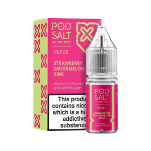 Pod Salt - Strawberry Watermelon Kiwi - 10ml - NicSalt