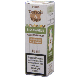 Terroir & Vapeur - Biskaia (Vert de Gasgogne) - 10ml...