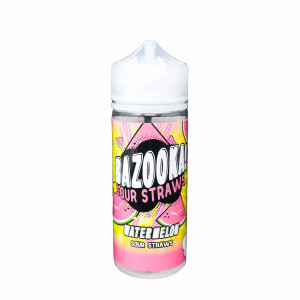Bazooka Watermelon Sour Straws - 100ml Shortfill