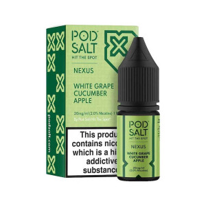 Pod Salt - White Grape Cucumber Apple - 10ml NicSalt
