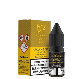 Pod Salt - Havana Gold - 10ml - NicSalt